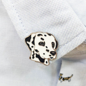 Dalmatian Enamel Pin Badge 