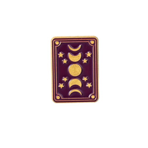 Moon Phases Enamel Pin Badge