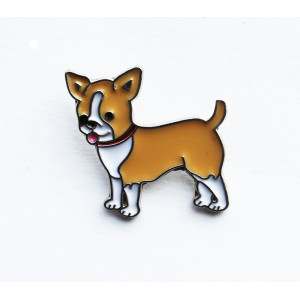 Chihuahua Dog Enamel Pin Badge