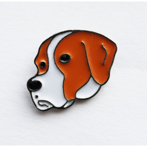 Beagle Dog Enamel Pin Badge UK Stock