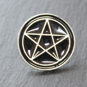 Pentagram Enamel Pin Badge