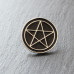 Pentagram Enamel Pin Badge