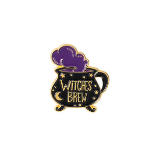 Witches Brew Enamel Pin Badge