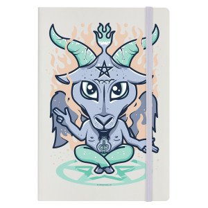 Peace Love and Satan A5 Hard Cover Notebook