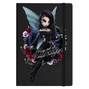 Hexxie Keep Out Of Direct Sunlight Black A5 Hard Cover Notebook