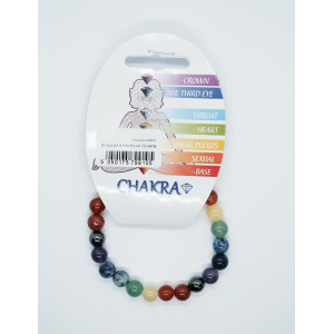 Chakra Gemstone Bead Bracelet