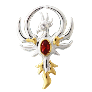 Phoenix Rising Necklace By Anne Stokes