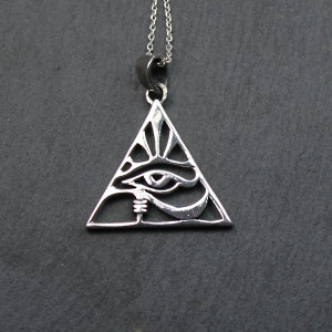 Sterling Silver Eye Of Horus Pendant