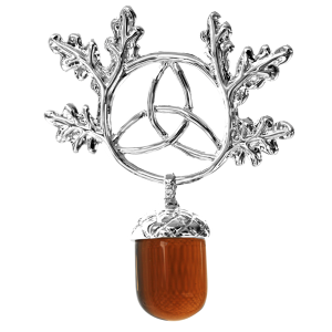 Triskel Oak Necklace by Anne Stokes