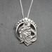 Moon Goddess Necklace In Sterling Silver by Peter Stone