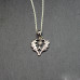 Celtic Thistle Necklace In Sterling Silver by Peter Stone