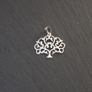 Tree Necklace In Sterling Silver