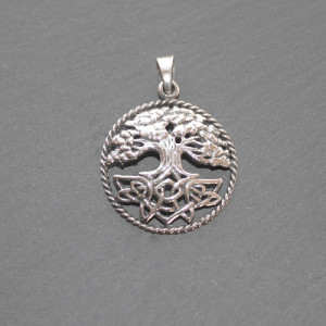 Celtic Tree Of Life Necklace In Sterling Silver