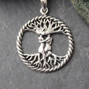Tree Of Love Necklace In Sterling Silver