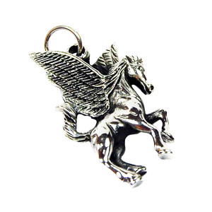Sterling Silver Pegasus Necklace