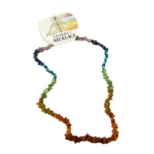 Chakra Gemstone Chip Necklace