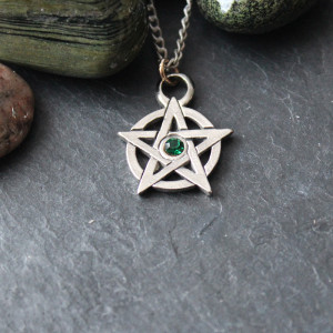 Jewelled Pentagram Necklace