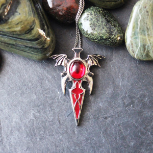 Vampire Blood Amulet Necklace