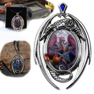 Lunar Magic Enchanted Cameo Necklace By Anne Stokes