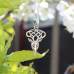 Celtic Deer Necklace In Sterling Silver