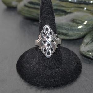 Celtic Knot Ring In Sterling Silver
