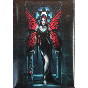 Aracnafaria Gothic Fairy Fridge Magnet by Anne Stokes