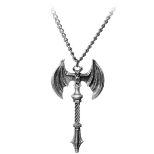Skullcrusher Axe Necklace By Alchemy Gothic