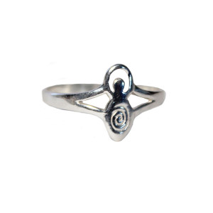 Sterling Silver Goddess Ring