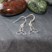Celtic Triquetra Knot Earrings In Sterling Silver