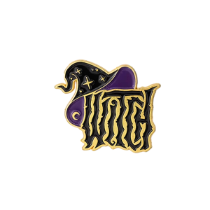 Witch Words Enamel Pin Badge