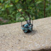 Cat In Basket Figure for a Fairy Garden