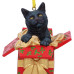 Lisa Parker Gift Cat Hanging Christmas Ornament