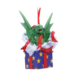 Anne Stokes Surprise Gift Dragon Ornament