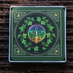 Lisa Parker Pentagram And Candle Coaster Set