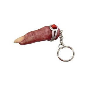 Severed Finger Keyring