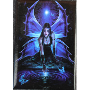 Immortal Flight Fridge Magnet by Anne Stokes