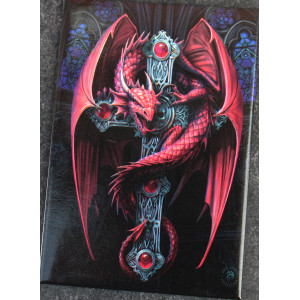 Dragon Guardian Fridge Magnet By Anne Stokes