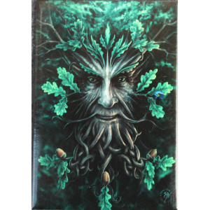 Oak King Fridge Magnet By Anne Stokes
