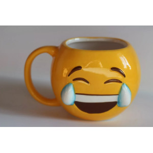 3D Emoji Mug, Crying With Laughter