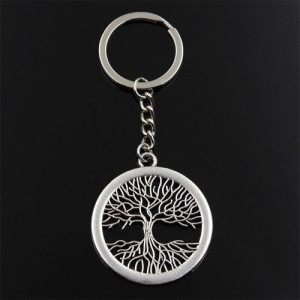 Tree Of Life Metal Keyring