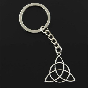 Triquetra Celtic Knot Keyring