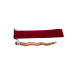 Curvy Wooden Wand With Amethyst Gemstone