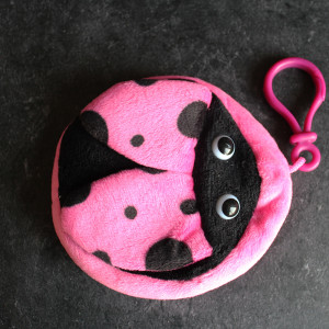 Kids Ladybird Purse In Pink
