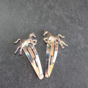 Horse Topped Snap Clips