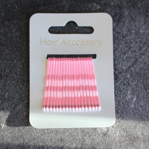 Girls Pink Mini Hair Grips
