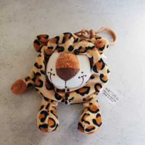 Plush Leopard Kids Purse