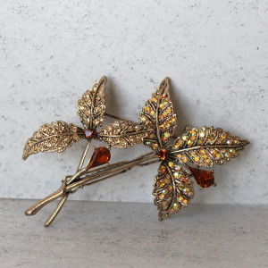 Autumn Leaves Hairclip