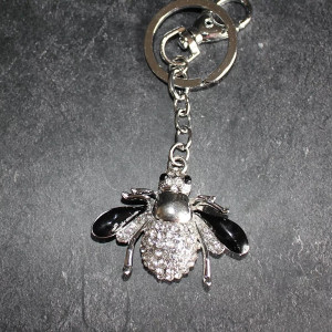 Crystal Bee Keyring or Bag Charm