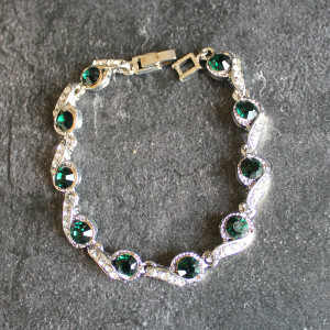 Green Crystal Bracelet