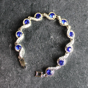 Blue Crystal Bracelet